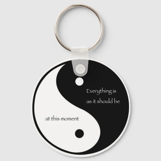 Chaveiro Tudo está como deveria estar neste momento (Frente)