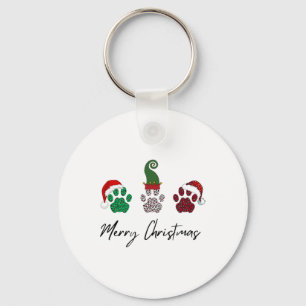 Chaveiro Tudo o que é italiano Greyhound Feliz Natal Paw P