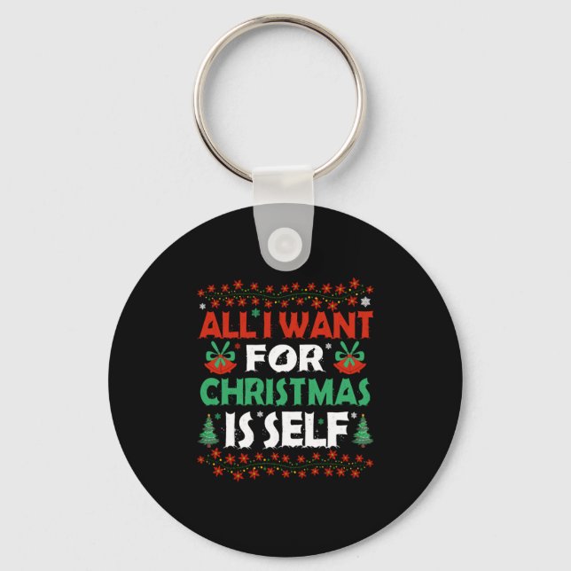 Chaveiro Tudo O Que Eu Quero É O Natal (Frente)