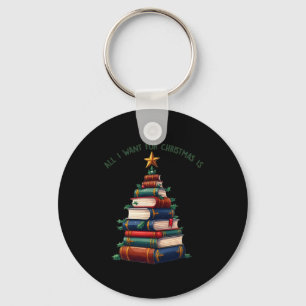 Chaveiro Tudo O Que Eu Quero No Natal São Livros Xmas Tree