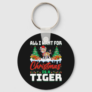 Chaveiro Tudo O Que Quero Para O Natal É Um Tigre - Snow Xm