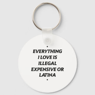 Chaveiro Tudo Que Eu Amo É Ilegal Caro Ou Latina (