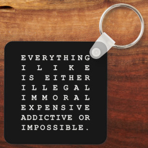 Chaveiro Tudo que eu gosto