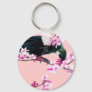 Chaveiro Tui Bird, os Blossoms da Cereja