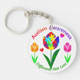 Chaveiro Tulipa de Sensibilização Autismo