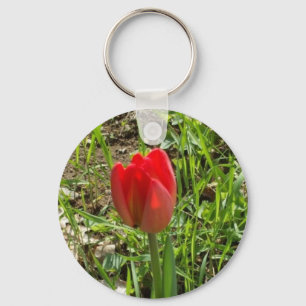 Chaveiro Tulipa vermelha