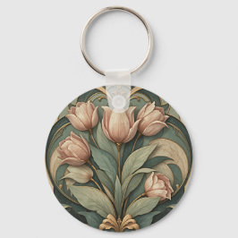 Chaveiro Tulipas Art Déco