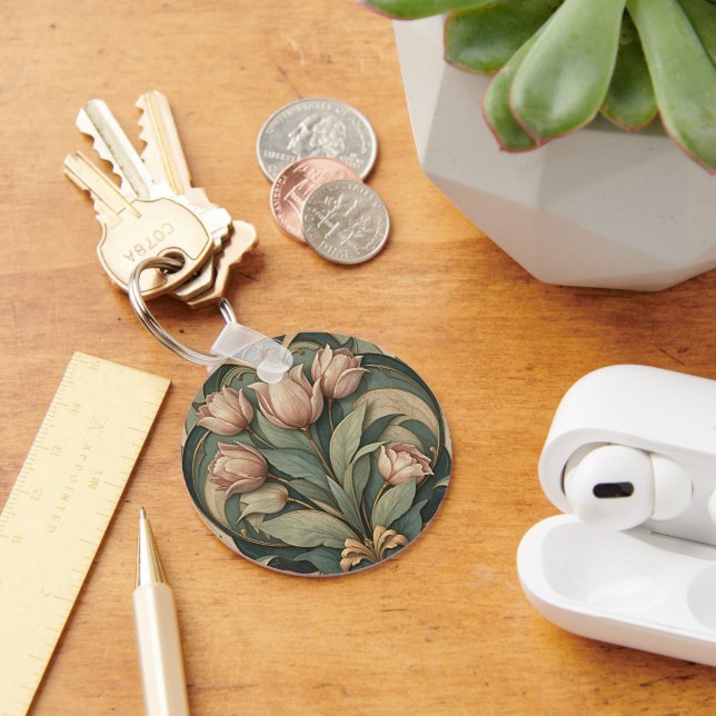 Chaveiro Tulipas Art Déco (Mesa)