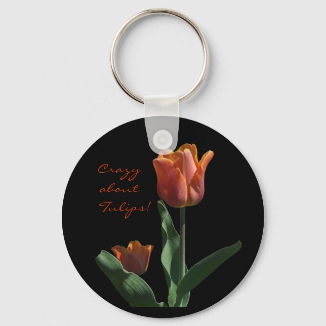 Chaveiro Tulipas Laranja (Frente)