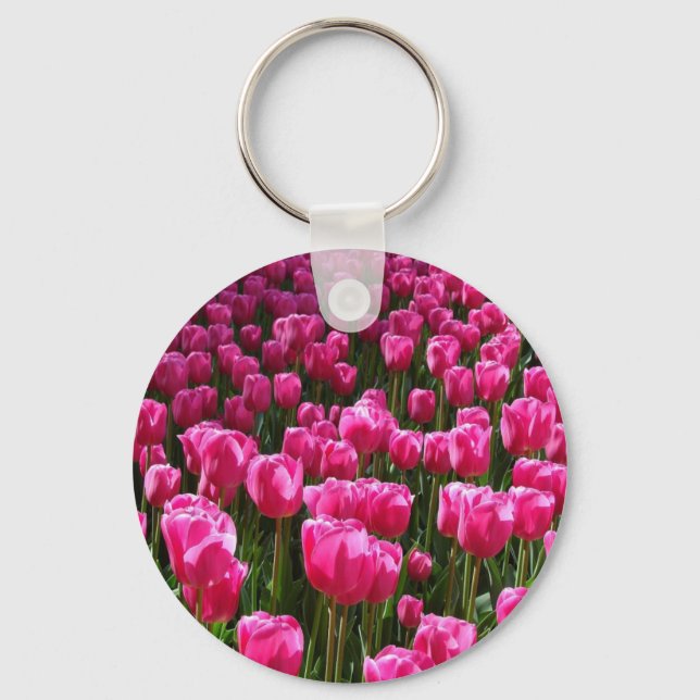 Chaveiro Tulipas Rosa (Frente)