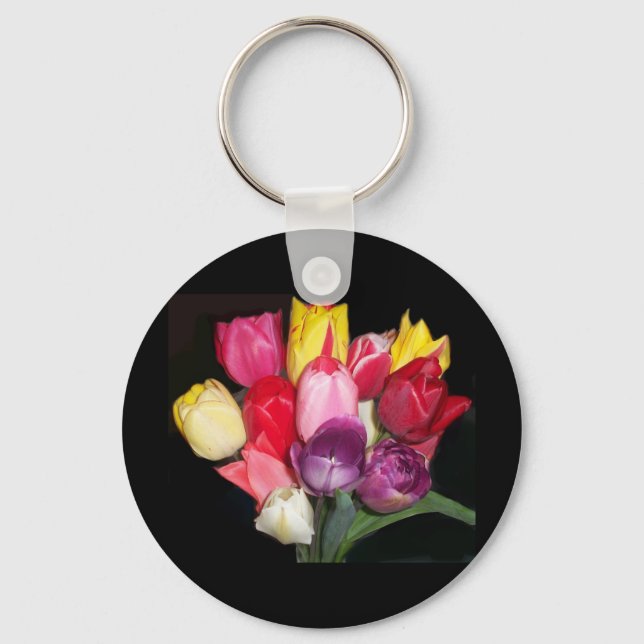 Chaveiro Tulips diz tudo (Frente)