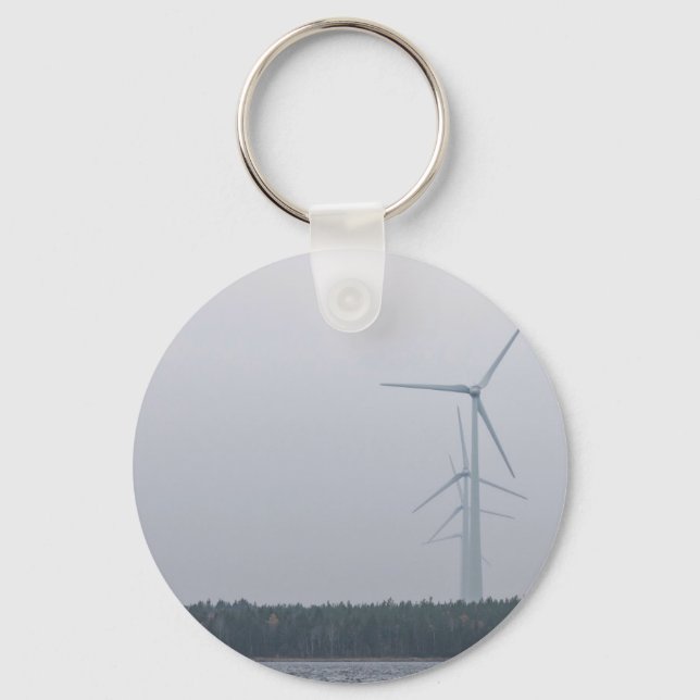 Chaveiro Turbinas eólicas geram energia (Frente)