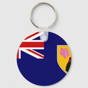 Chaveiro Turcos e bandeira de Caicos