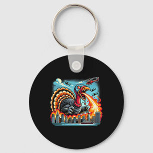 Chaveiro Turkeyzilla – Dinossauro de Ação de Graças que res
