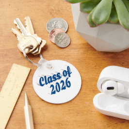 Chaveiro Turma de 2026 texto azul graduação
