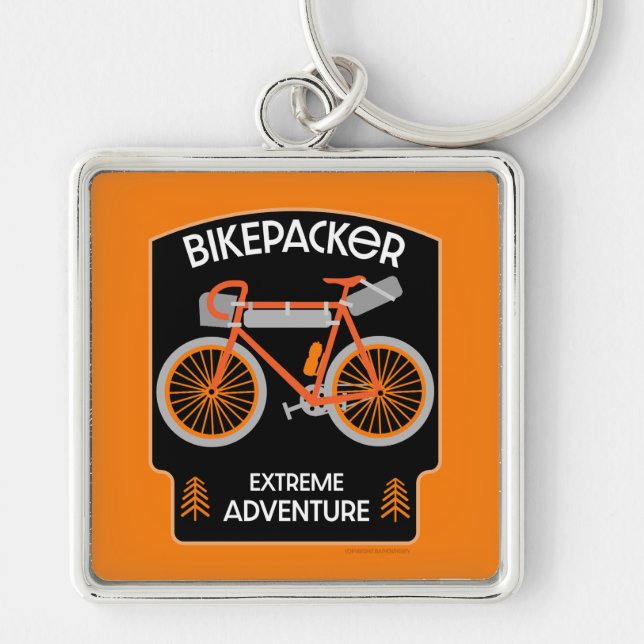 Chaveiro Turnê de bicicleta de moto (Frente)
