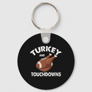 Chaveiro Turquia e touchdowns de futebol