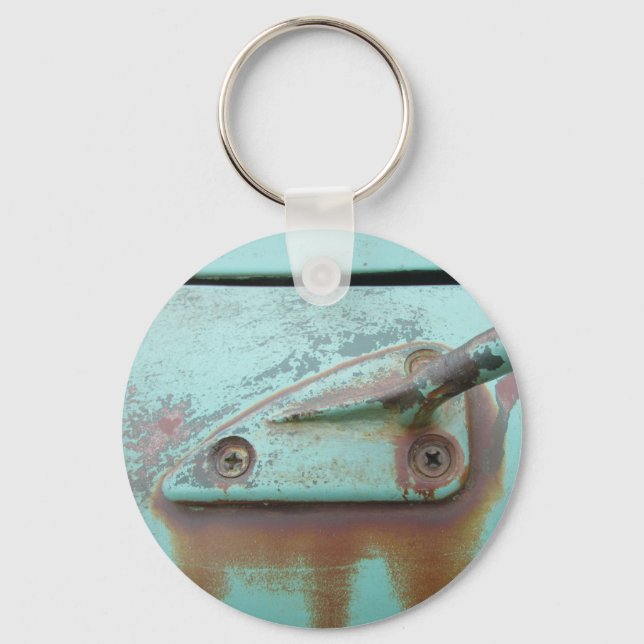 Chaveiro Turquoise Key Chain com imagem vintage (Frente)