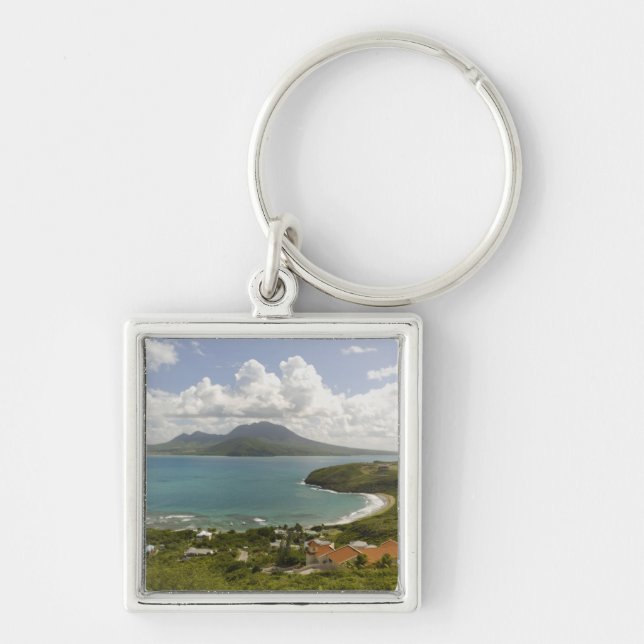 Chaveiro Turtle Beach, península sudeste, St Kitts, (Frente)