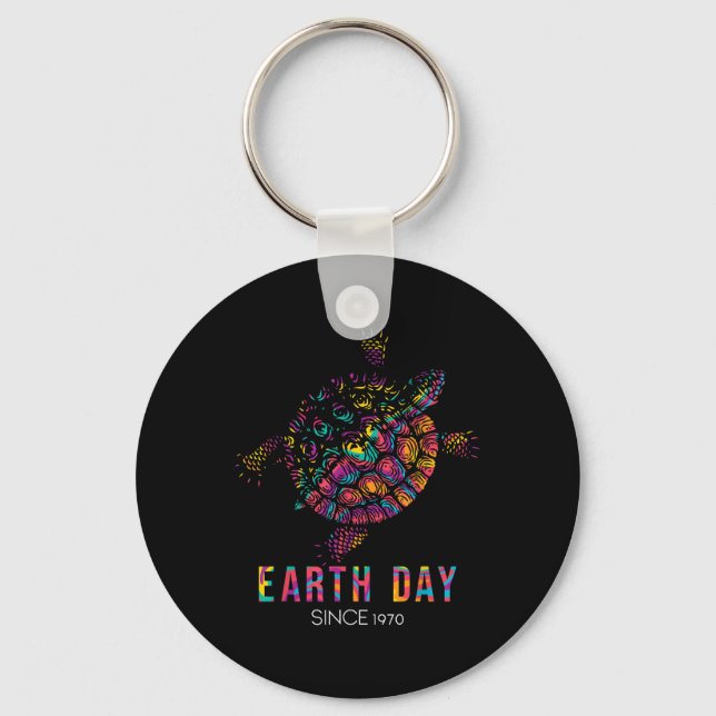 Chaveiro Turtle Environmental Protection Earth Day Desde (Frente)