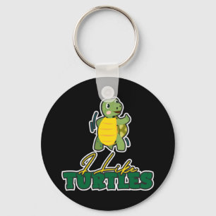 Chaveiro Turtle Lover Eu Gosto De Tartarugas
