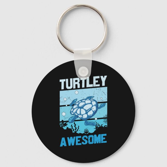 Chaveiro Turtle Lover | Turtley Incrível (Frente)