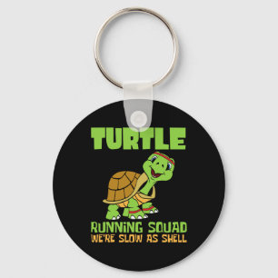 Chaveiro Turtle Running Squad Estamos Lentos Como o Inferno