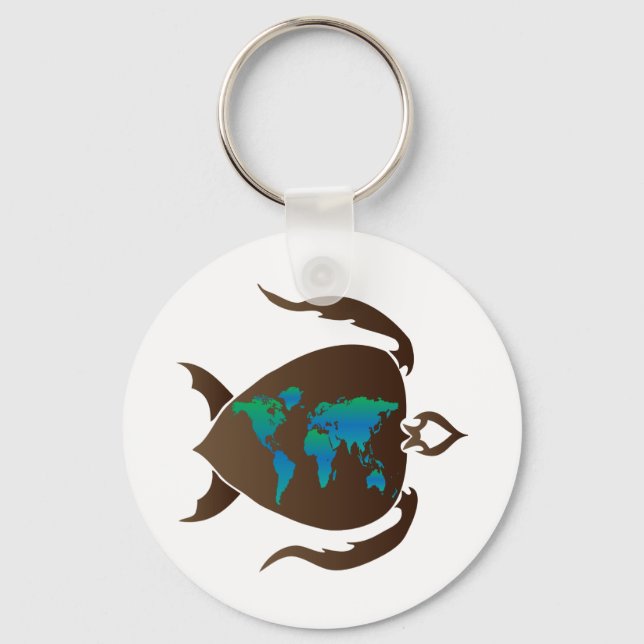 Chaveiro Turtle world (Frente)