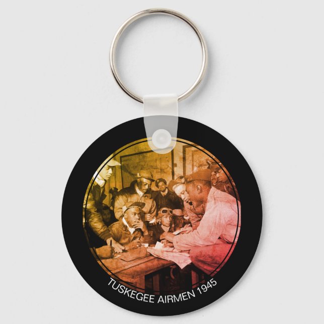 Chaveiro TUSKEGEE AIRMEN personalizados 1945 (Frente)