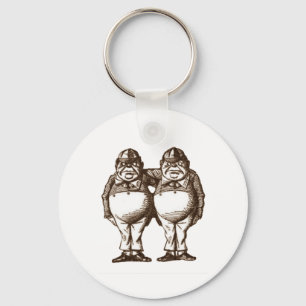 Chaveiro Tweedle Dee & Tweedle o Sepia de Dum