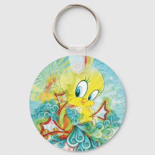 Chaveiro Tweety em Onda Azul