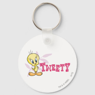 Chaveiro Tweety "Tweety" rosa