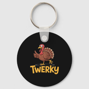 Chaveiro Twerky Pernóstico Dia de Ação de Graças Pato Dança