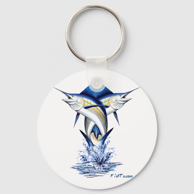 Chaveiro Twisted Marlins Jumping (Frente)
