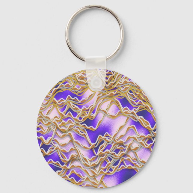 Chaveiro Twisted ropes pattern  (Frente)