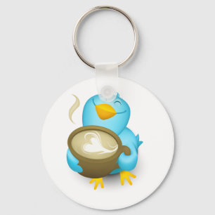 Chaveiro Twitter Coffee Bird