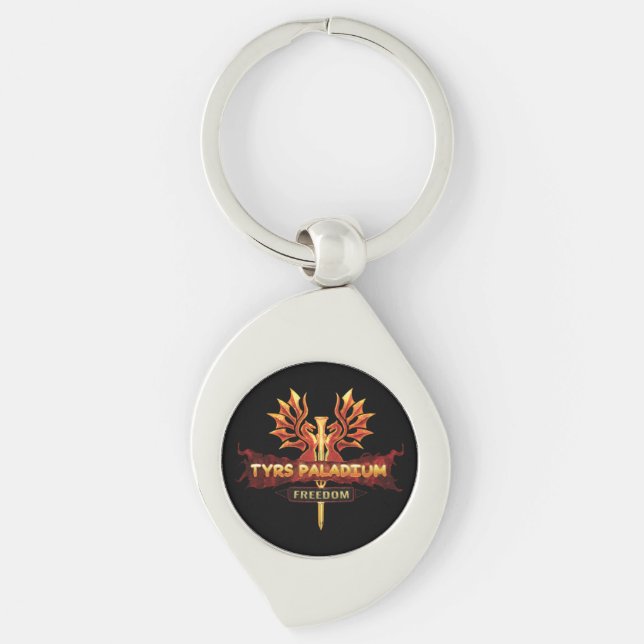 Chaveiro Tyrs Paladium Metal Keychain (Frente)