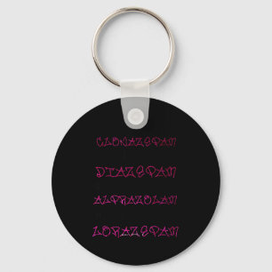 Chaveiro Uau Black Betty Clonazepam Uau Black Betty Diazep