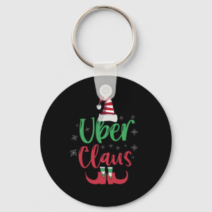 Chaveiro Uber Claus Funny Santa Family Matching Gift