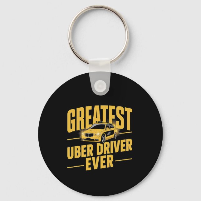 Chaveiro Uber Driver Uber Engraçado de Driver Uber 1 (Frente)