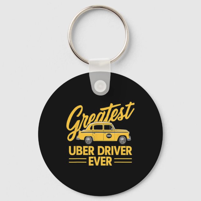 Chaveiro Uber Driver Uber Engraçado Driver Uber (Frente)