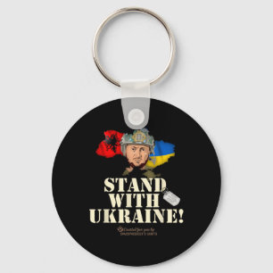 Chaveiro Ucrânia Alnia Zelenskyy Apoie a Ucrânia