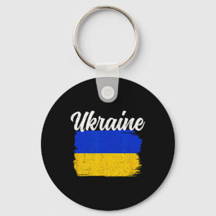 Chaveiro Ucrânia Apoio à Ucrânia Bandeira Liberdade Solidar