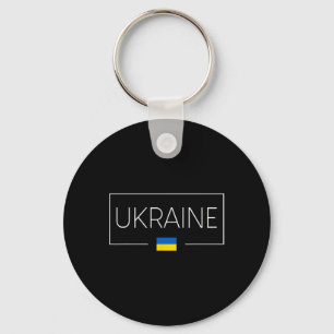 Chaveiro Ucrânia Bandeira Ucraniana Zelensky Tryzub Em Mili