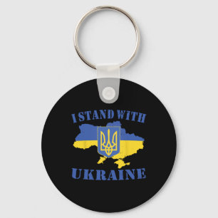 Chaveiro Ucrânia Eu Apoio Camisa Da Ucrânia Bandeira Ucrani