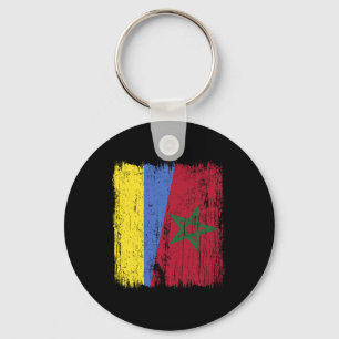 Chaveiro Ucrânia Marrocos Meia Bandeira Ucraniano Marroquin