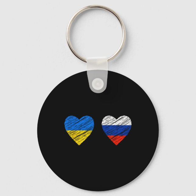 Chaveiro Ucrânia Rússia Paz  (Frente)