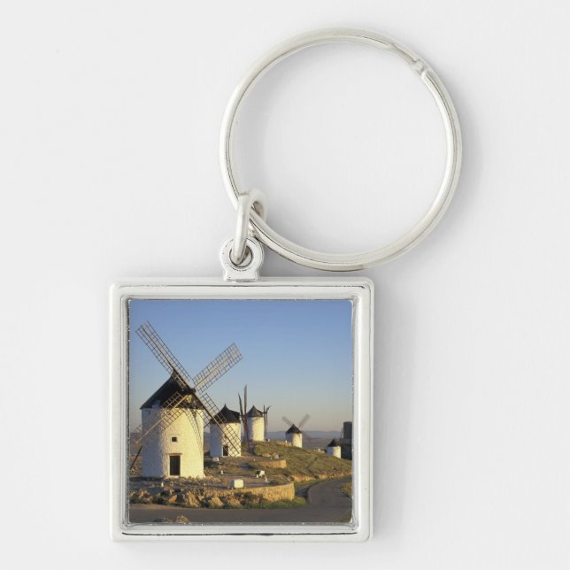 Chaveiro UE, Espanha, La Mancha, Consuegra. Moinhos de vent (Frente)