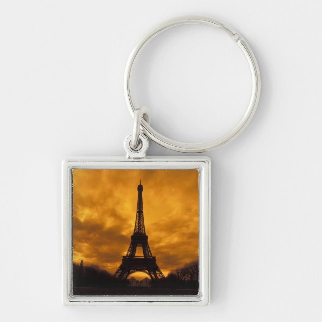 Chaveiro UE, França, Paris.  Torre Eiffel. (Frente)