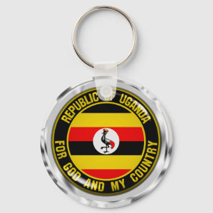 Chaveiro Uganda Round Emblem